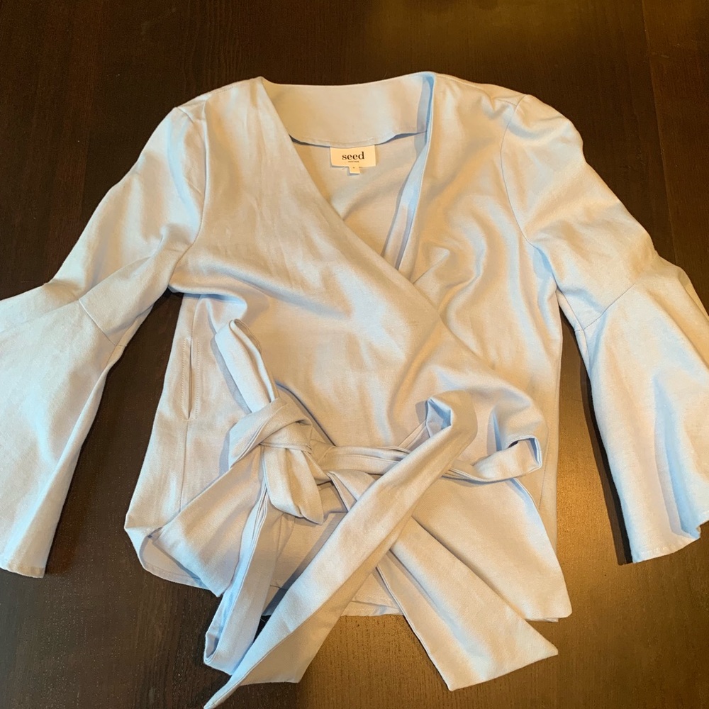 seed (Australia brand) wrap tie long sleeve